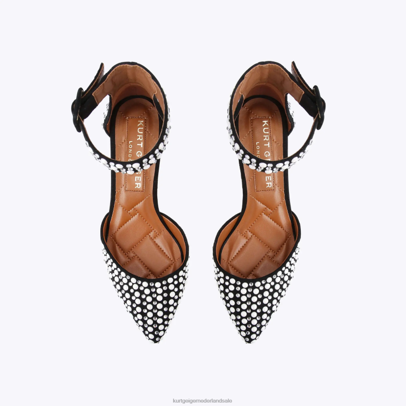 vrouwen Kurt Geiger N206R423 Londen Burlington zwart wit | schoenen