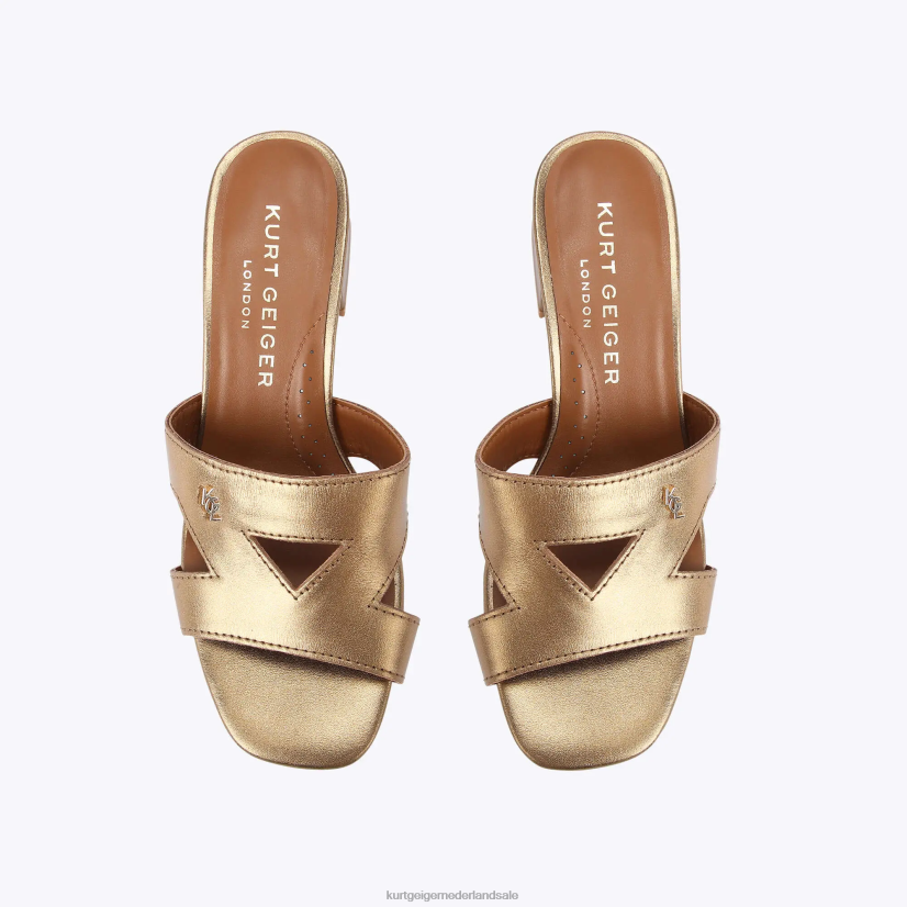 vrouwen Kurt Geiger N206R446 Londen odina blok goud | schoenen