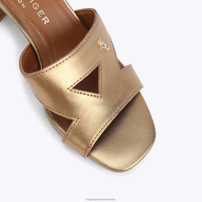 vrouwen Kurt Geiger N206R446 Londen odina blok goud | schoenen