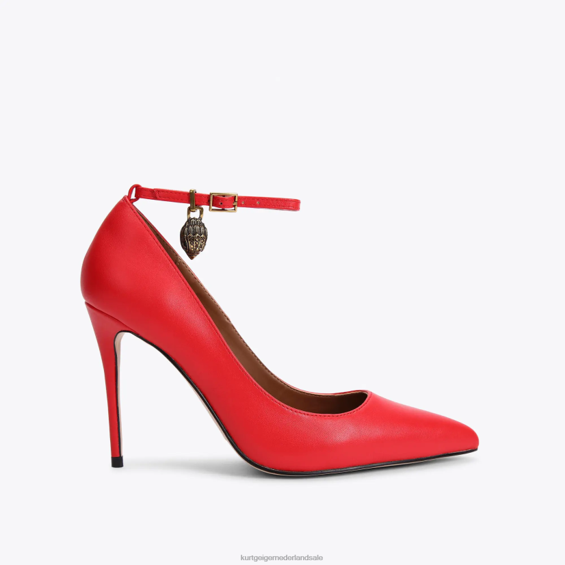 vrouwen Kurt Geiger N206R665 londen shoreditch stiletto rood | schoenen