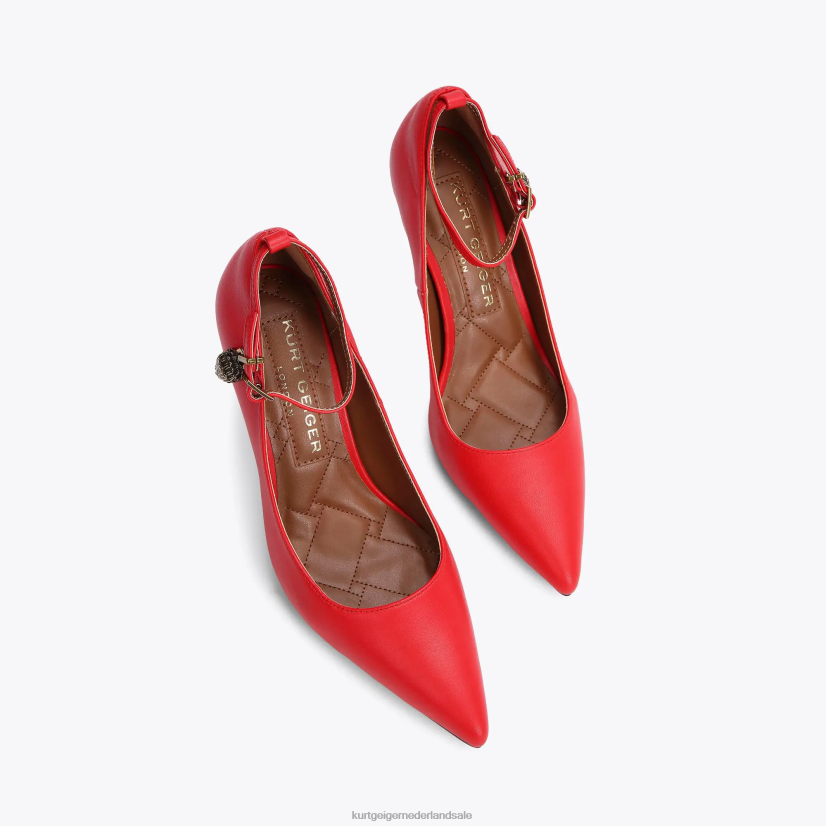 vrouwen Kurt Geiger N206R665 londen shoreditch stiletto rood | schoenen