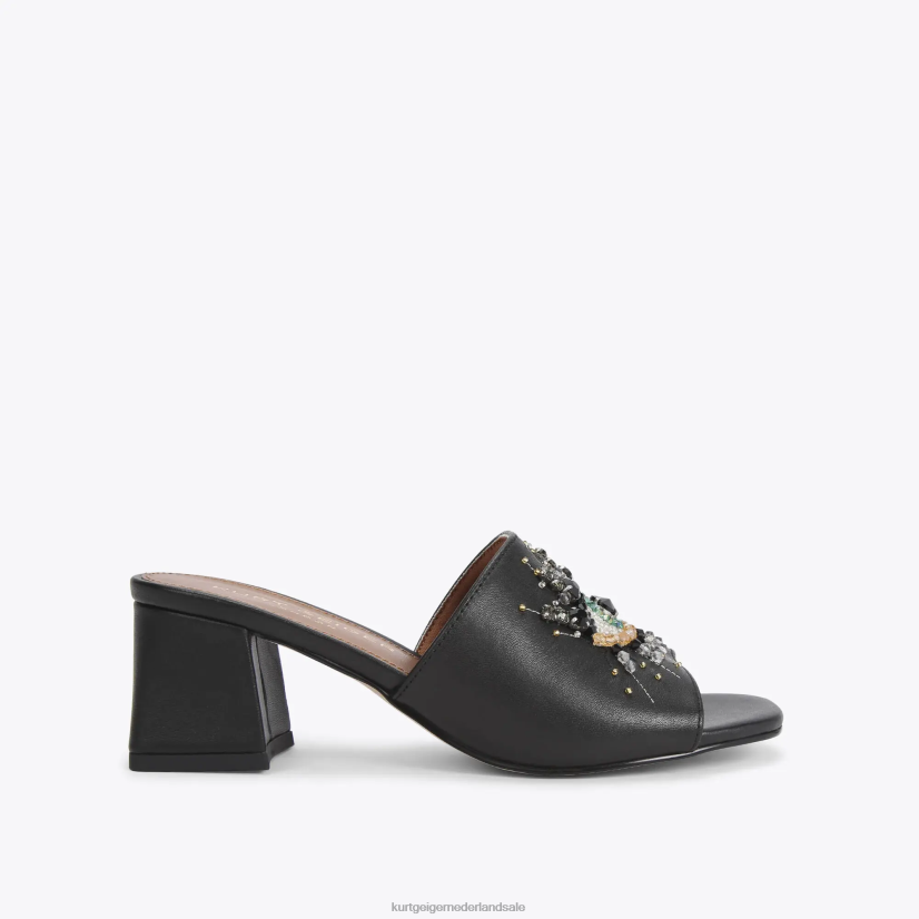 vrouwen Kurt Geiger N206R667 Londen olijfblok oog zwart | schoenen