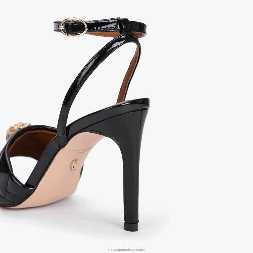 vrouwen Kurt Geiger N206R671 Londen kensington sandaal zwart | schoenen
