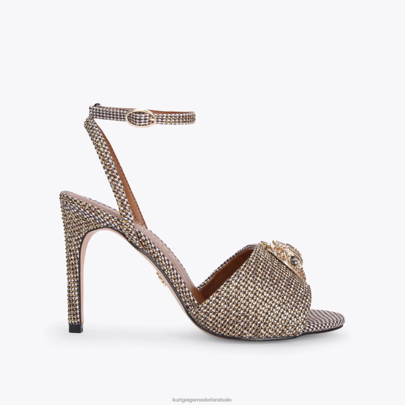vrouwen Kurt Geiger N206R672 Londen kensington sandaal beige | schoenen