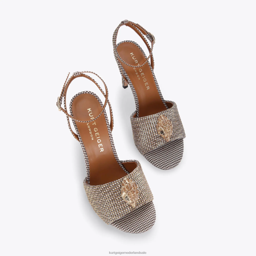 vrouwen Kurt Geiger N206R672 Londen kensington sandaal beige | schoenen