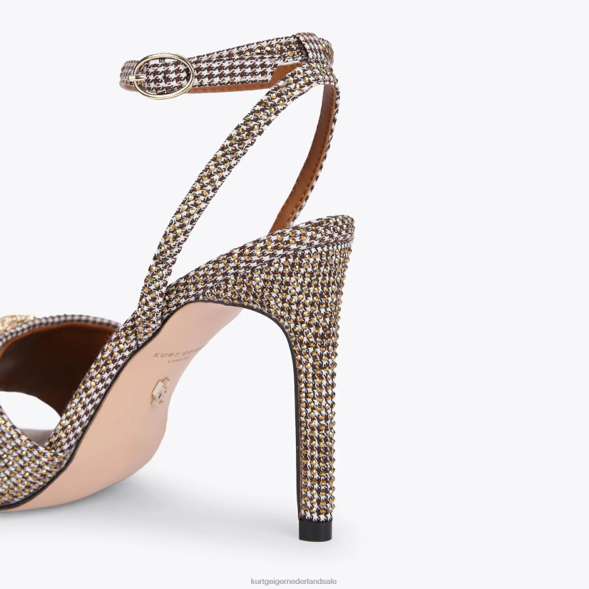 vrouwen Kurt Geiger N206R672 Londen kensington sandaal beige | schoenen