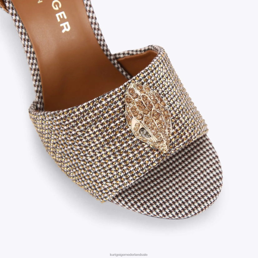vrouwen Kurt Geiger N206R672 Londen kensington sandaal beige | schoenen