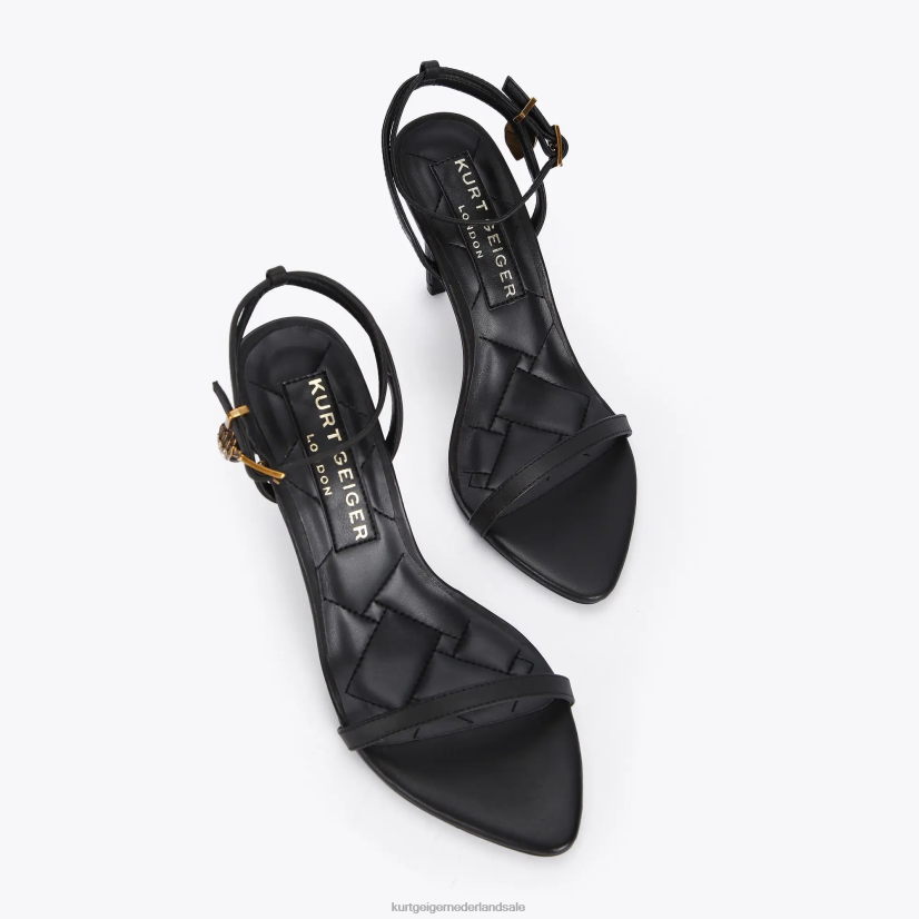 vrouwen Kurt Geiger N206R673 londen shoreditch sandaal zwart | schoenen