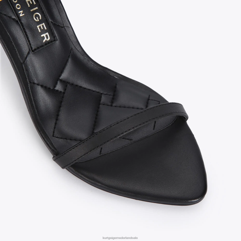 vrouwen Kurt Geiger N206R673 londen shoreditch sandaal zwart | schoenen