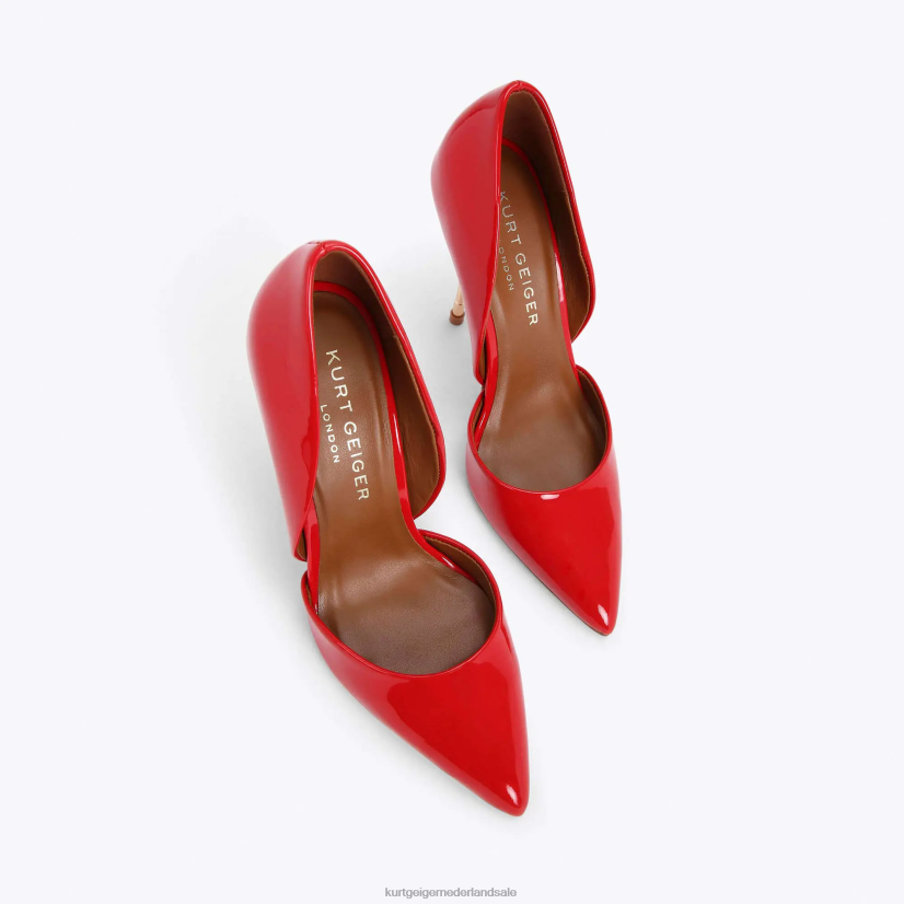 vrouwen Kurt Geiger N206R677 Londense obligatie 90 rood | schoenen