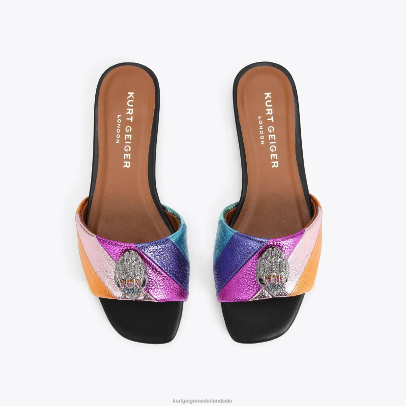 vrouwen Kurt Geiger N206R163 Londen Kensington platte sandaal meerdere/andere | schoenen