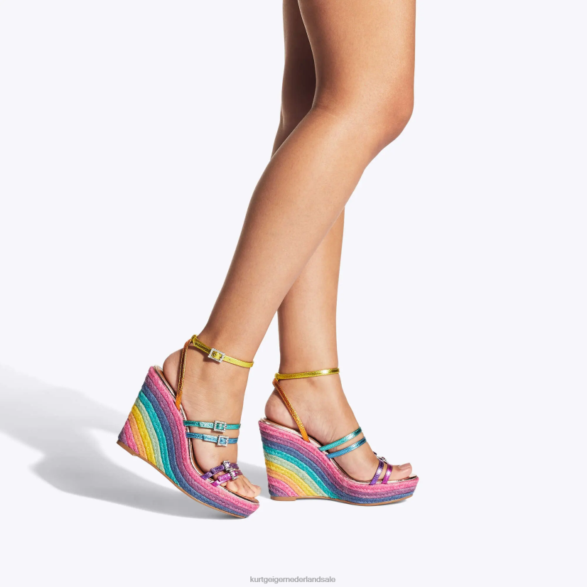 vrouwen Kurt Geiger N206R191 Londen pierra wedge meerdere/andere | schoenen
