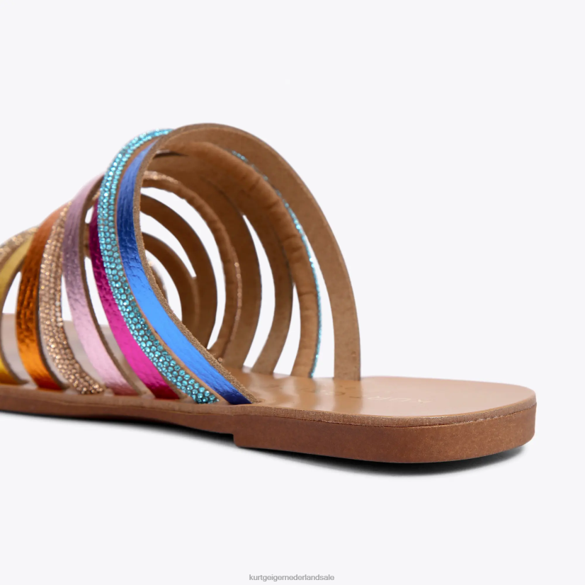 vrouwen Kurt Geiger N206R222 Londen Daisy regenboog metalen combinatie | schoenen
