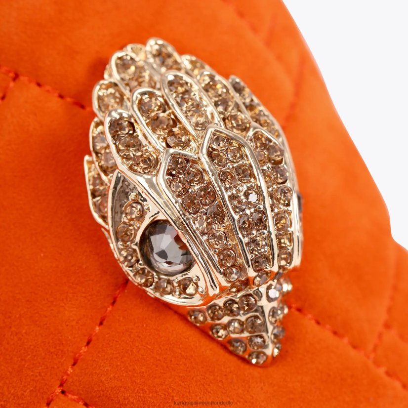 vrouwen Kurt Geiger N206R287 Londen Kensington wedge-muilezel oranje | schoenen