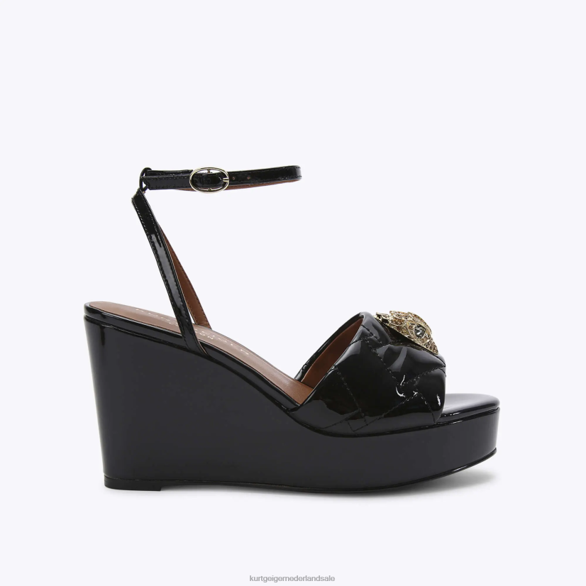 vrouwen Kurt Geiger N206R346 Londen Kensington-wig zwart | schoenen