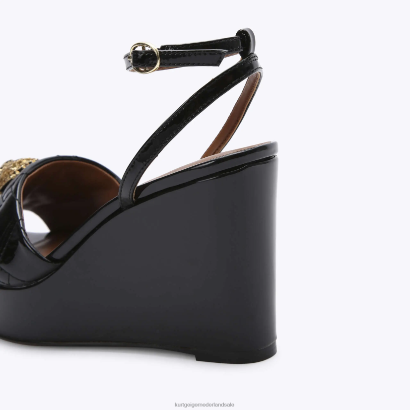 vrouwen Kurt Geiger N206R346 Londen Kensington-wig zwart | schoenen
