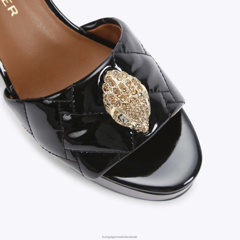 vrouwen Kurt Geiger N206R346 Londen Kensington-wig zwart | schoenen