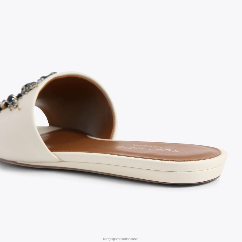 vrouwen Kurt Geiger N206R353 Platte sandaal met londen oog bot | schoenen