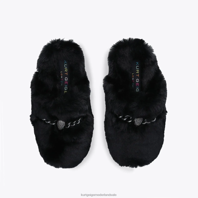 vrouwen Kurt Geiger N206R358 Londen Chelsea pantoffel zwart | schoenen