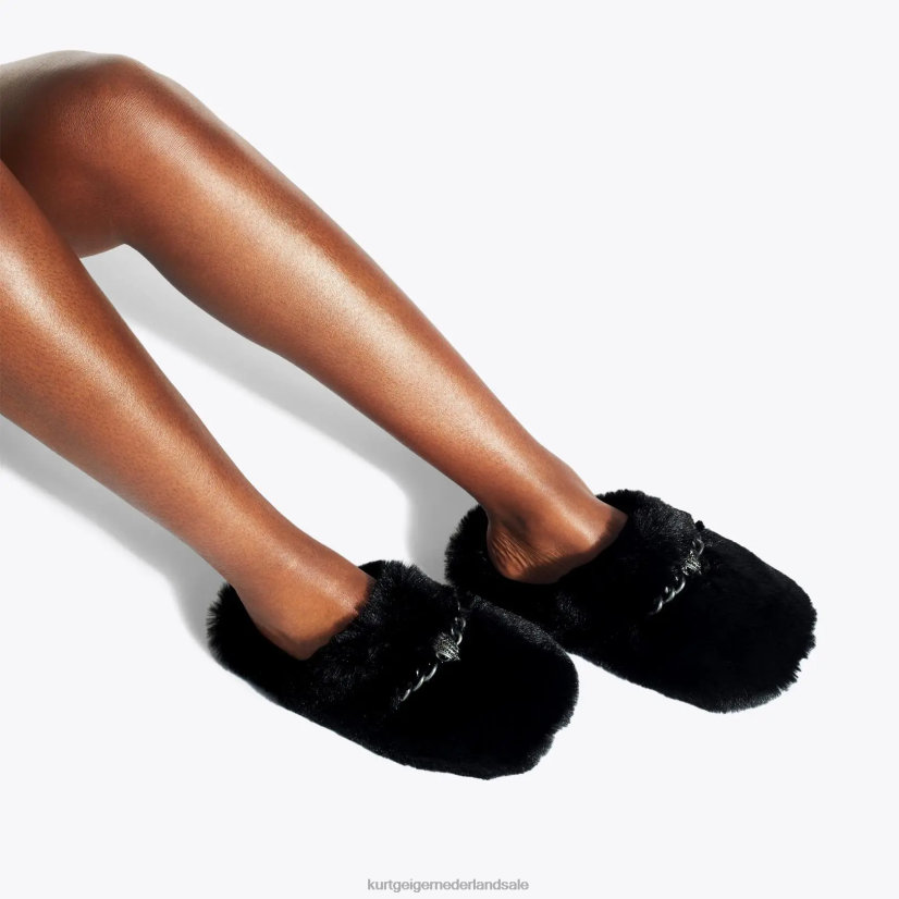 vrouwen Kurt Geiger N206R358 Londen Chelsea pantoffel zwart | schoenen