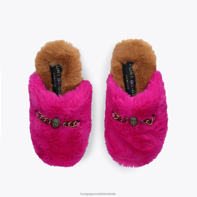 vrouwen Kurt Geiger N206R359 Londen Chelsea pantoffel kameel combinatie | schoenen