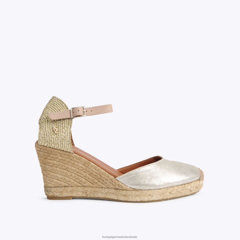 vrouwen Kurt Geiger N206R370 Londen Monty gouden combinatie | schoenen