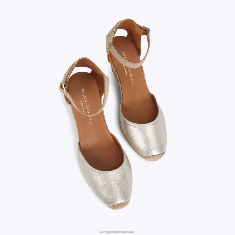 vrouwen Kurt Geiger N206R370 Londen Monty gouden combinatie | schoenen