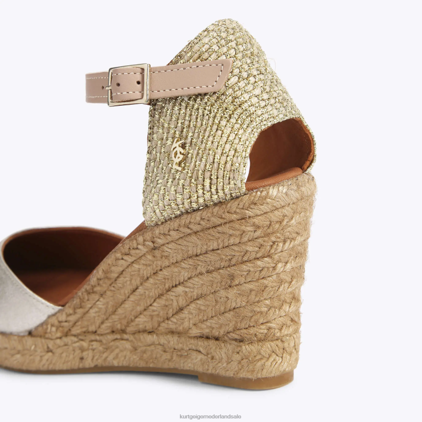 vrouwen Kurt Geiger N206R370 Londen Monty gouden combinatie | schoenen