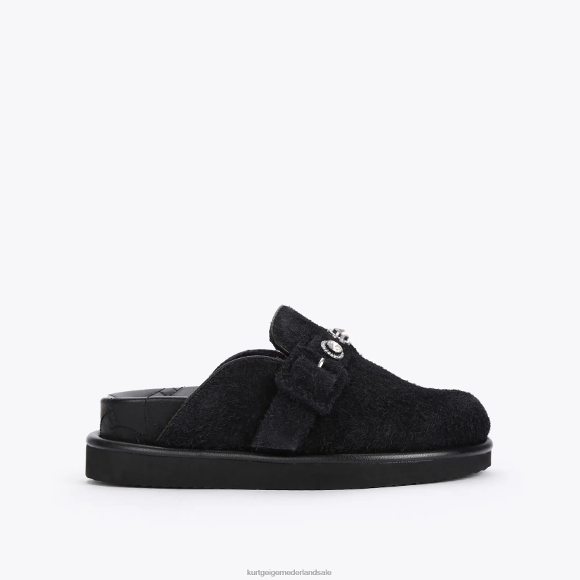 vrouwen Kurt Geiger N206R384 London Orson Crystal Mule zwart | schoenen