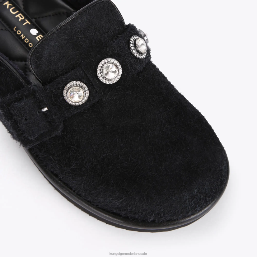 vrouwen Kurt Geiger N206R384 London Orson Crystal Mule zwart | schoenen