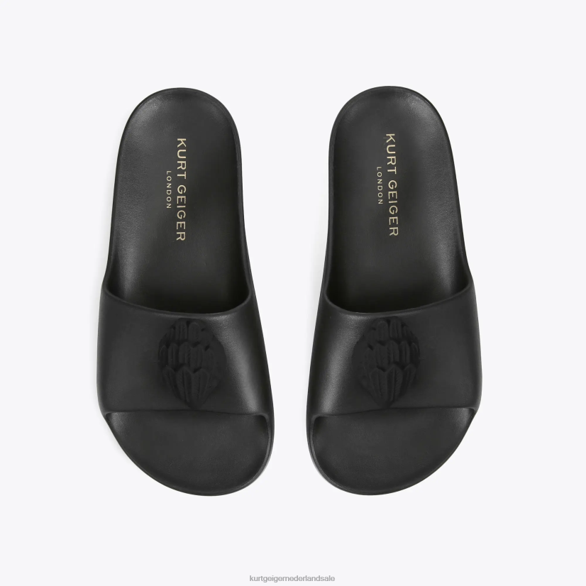 vrouwen Kurt Geiger N206R433 London Eagle dikke glijbaan zwart | schoenen