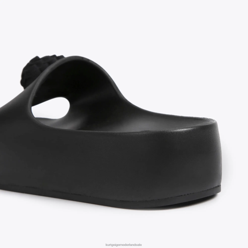 vrouwen Kurt Geiger N206R433 London Eagle dikke glijbaan zwart | schoenen
