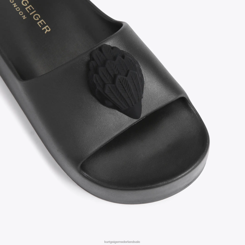 vrouwen Kurt Geiger N206R433 London Eagle dikke glijbaan zwart | schoenen