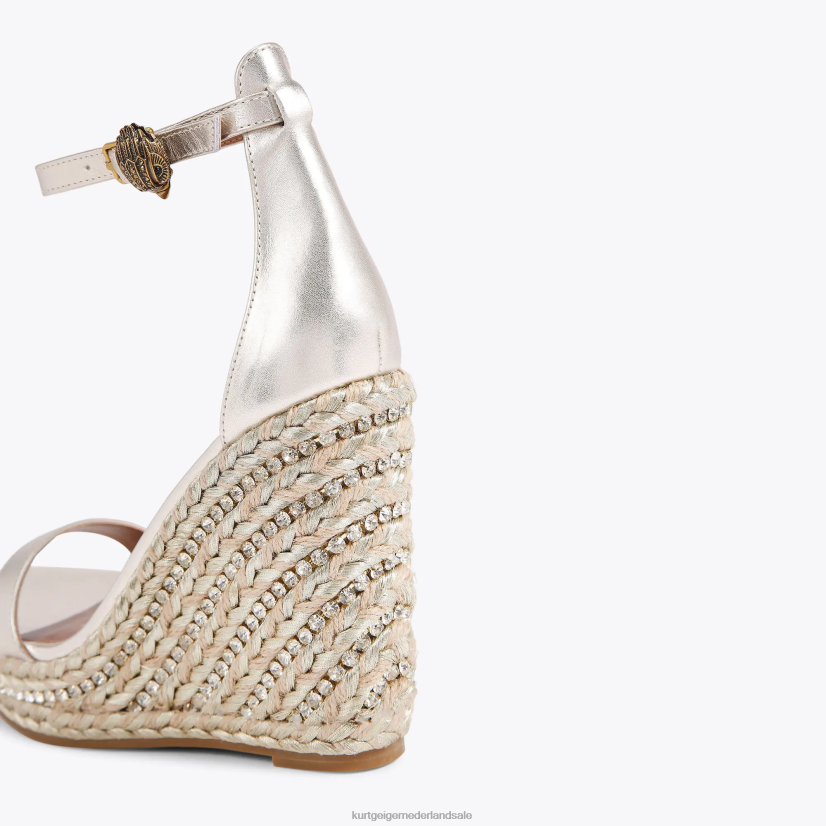 vrouwen Kurt Geiger N206R438 Londen Shoreditch-wig goud | schoenen