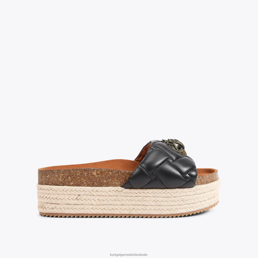 vrouwen Kurt Geiger N206R439 Londen kensington platvorm zwart | schoenen