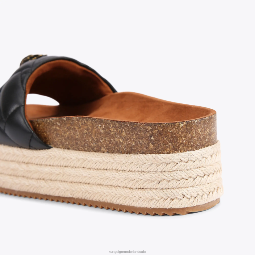 vrouwen Kurt Geiger N206R439 Londen kensington platvorm zwart | schoenen