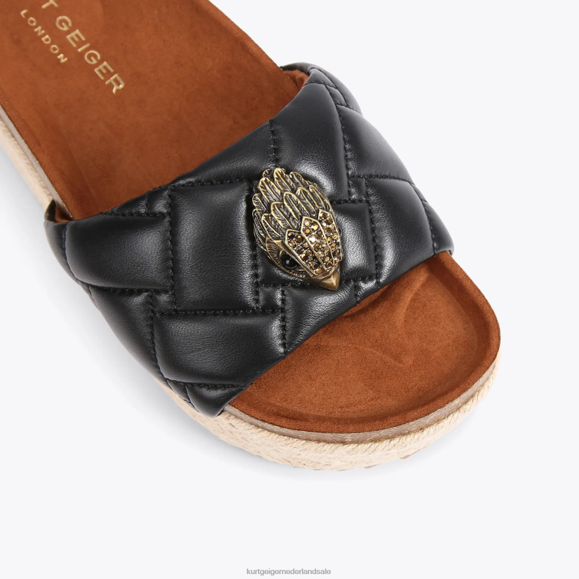 vrouwen Kurt Geiger N206R439 Londen kensington platvorm zwart | schoenen