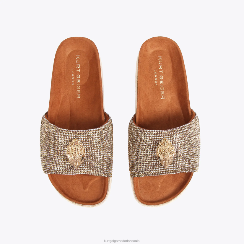 vrouwen Kurt Geiger N206R440 Londen kensington platvorm beige | schoenen