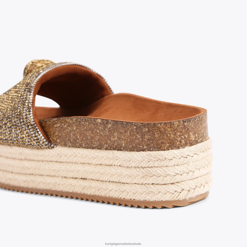 vrouwen Kurt Geiger N206R440 Londen kensington platvorm beige | schoenen