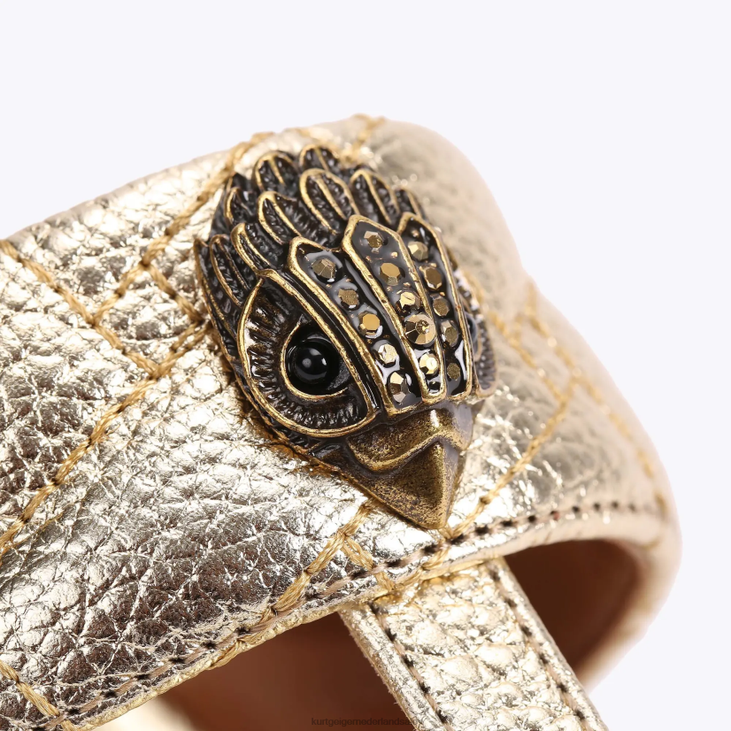 vrouwen Kurt Geiger N206R448 Londen kensington t-bar sandaal goud | schoenen