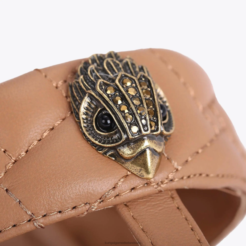 vrouwen Kurt Geiger N206R452 Londen kensington t-bar sandaal kameel | schoenen