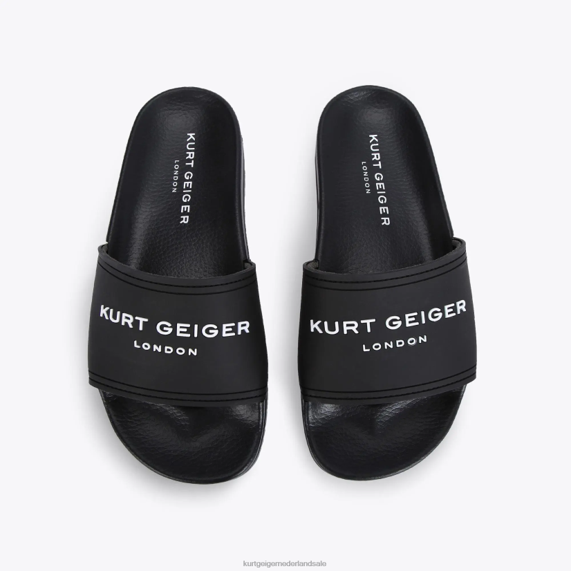 vrouwen Kurt Geiger N206R454 Londen kgl zwembadschuifregelaar zwart | schoenen