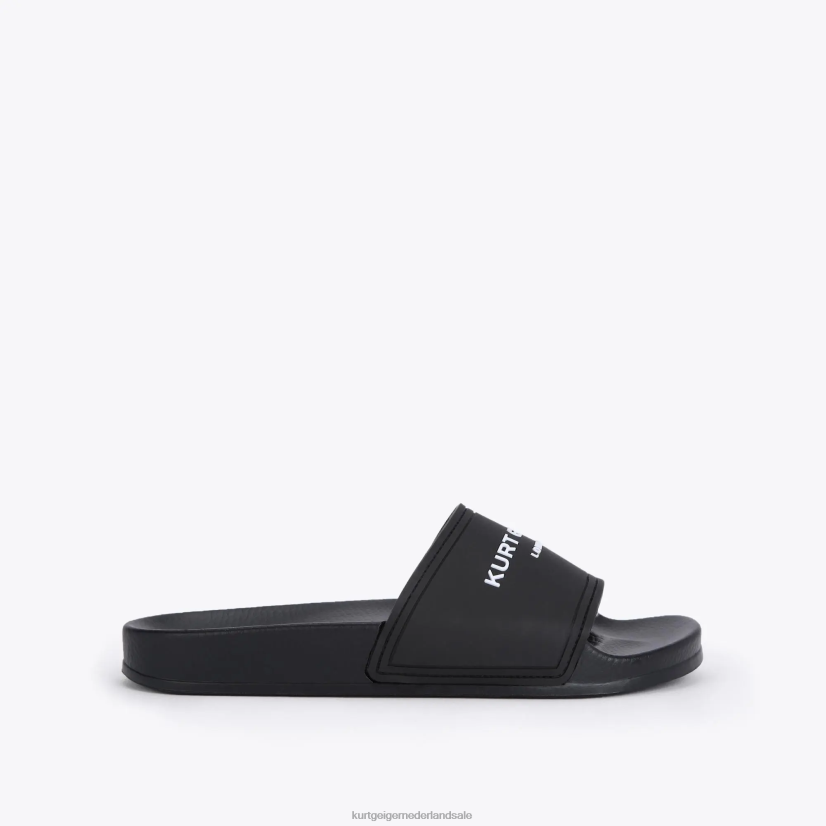 vrouwen Kurt Geiger N206R454 Londen kgl zwembadschuifregelaar zwart | schoenen