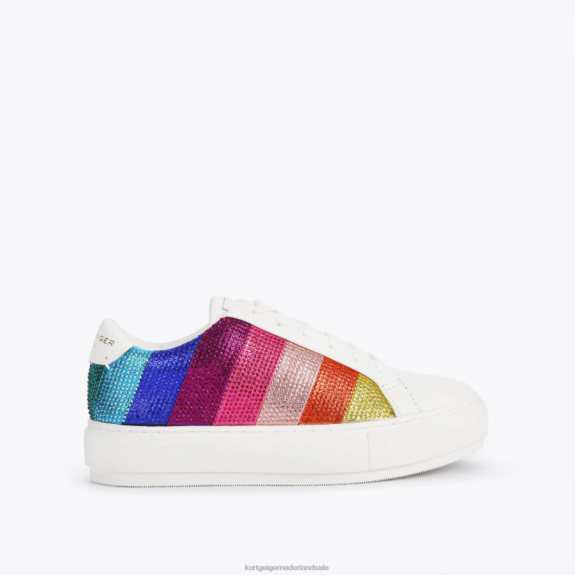 vrouwen Kurt Geiger N206R147 Londen Laney streep kristal meerdere/andere | schoenen