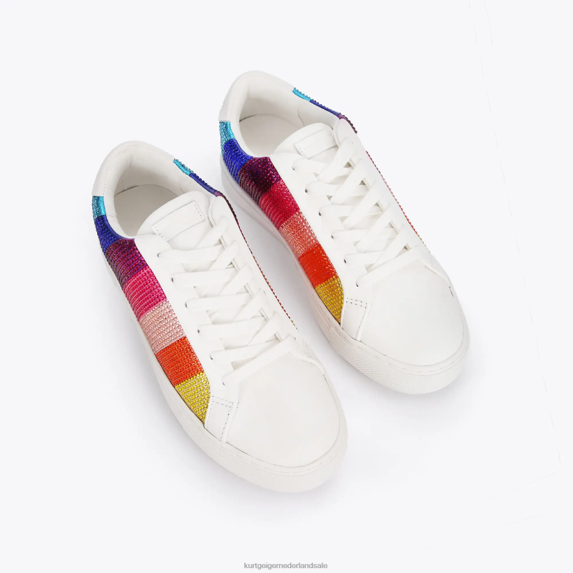 vrouwen Kurt Geiger N206R147 Londen Laney streep kristal meerdere/andere | schoenen