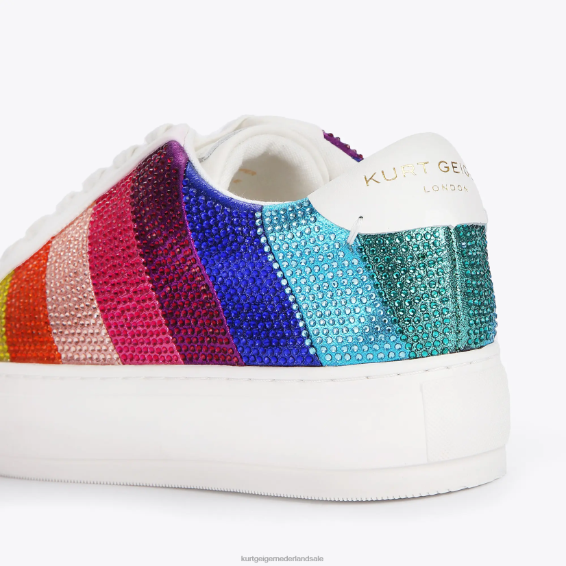 vrouwen Kurt Geiger N206R147 Londen Laney streep kristal meerdere/andere | schoenen