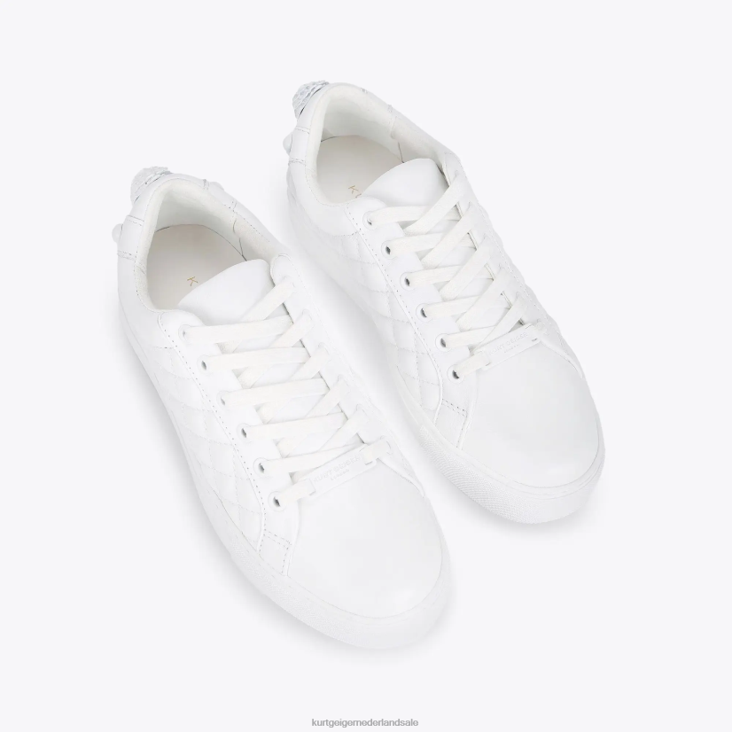 vrouwen Kurt Geiger N206R268 Londen Laney Eagle Drench wit | schoenen