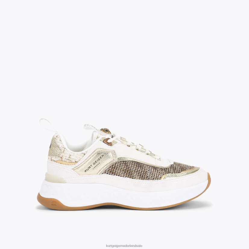 vrouwen Kurt Geiger N206R294 Londen kensington sneaker beige | schoenen