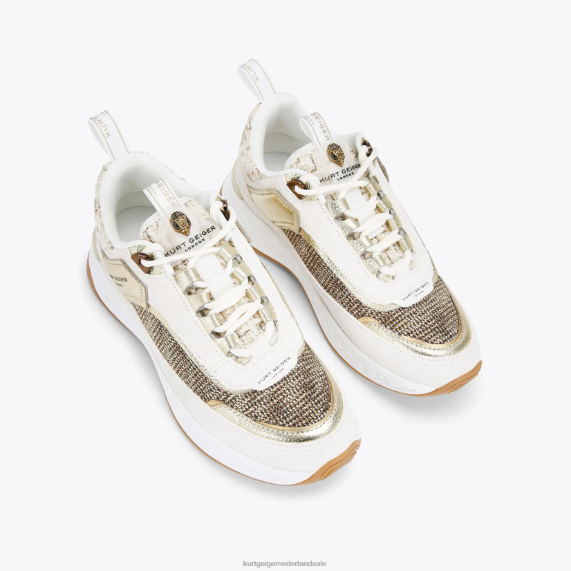 vrouwen Kurt Geiger N206R294 Londen kensington sneaker beige | schoenen