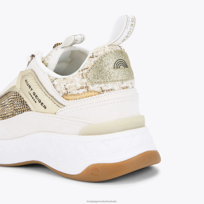 vrouwen Kurt Geiger N206R294 Londen kensington sneaker beige | schoenen